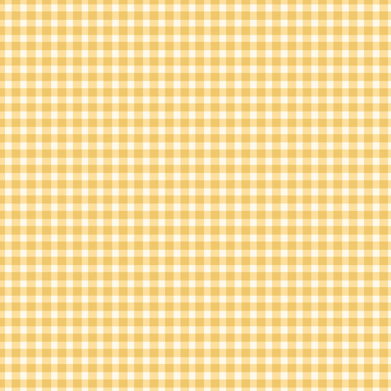 Maywood Studios Beautiful Basics Classic Check Cornsilk MAS610-S3 - sewjersey.com
