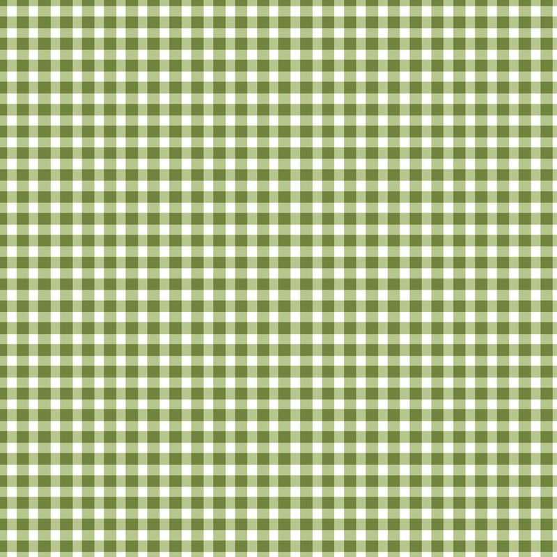 Maywood Studios Beautiful Basics Classic Check Green Grass MAS610-GG4