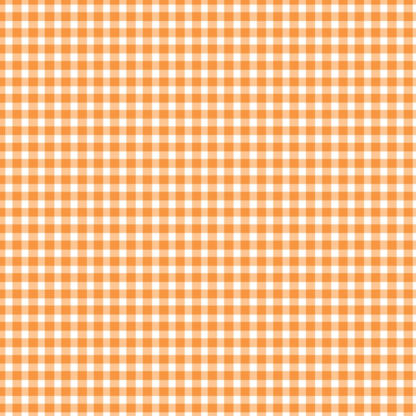 Maywood Studios Beautiful Basics Classic Check Parsimmon Orange MAS610-O - sewjersey.com