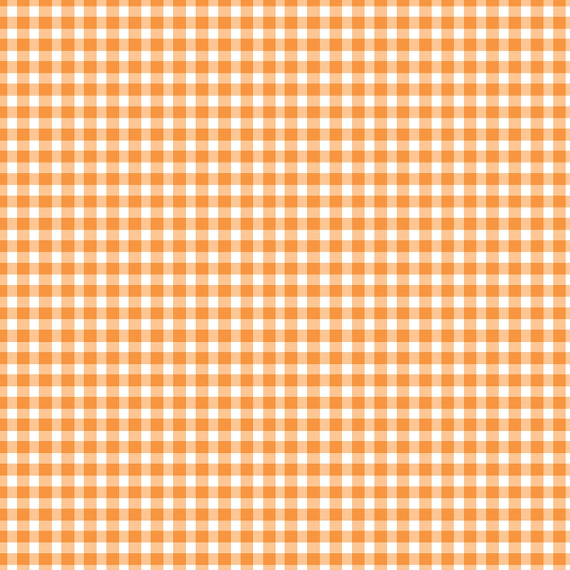 Maywood Studios Beautiful Basics Classic Check Parsimmon Orange MAS610-O - sewjersey.com