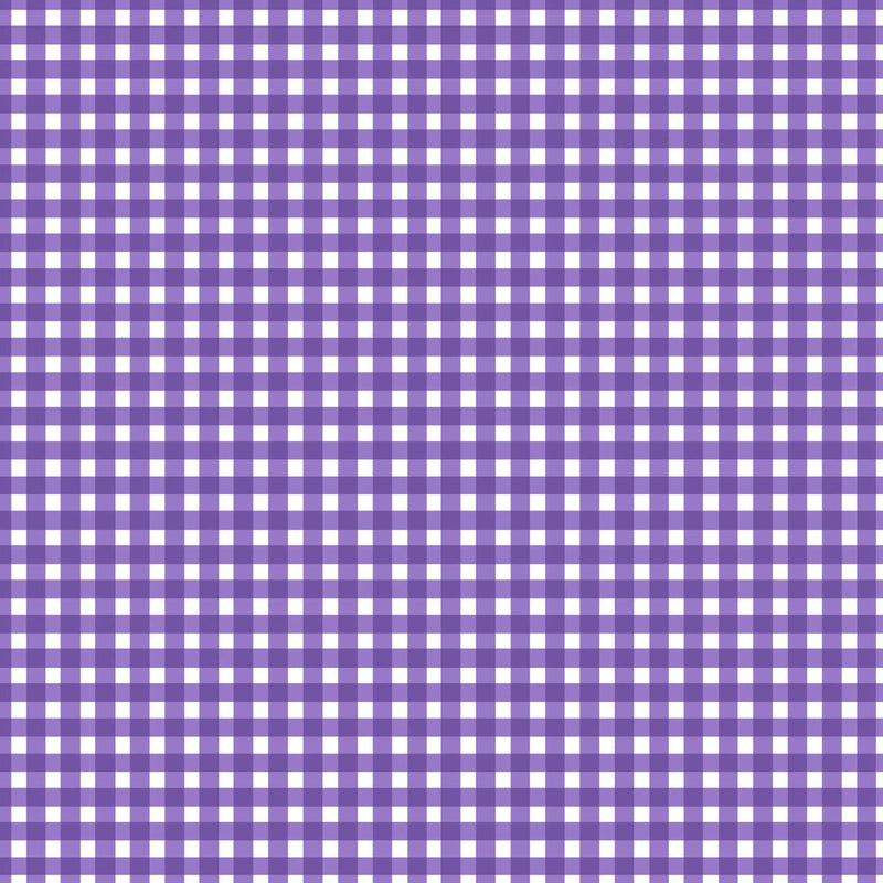 Maywood Studios Beautiful Basics Classic Check Violet Tulip MAS610-V3