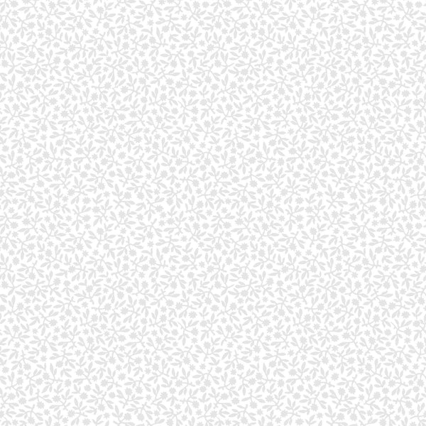 Maywood Studios Solitaire Floret Ultra White - sewjersey.com