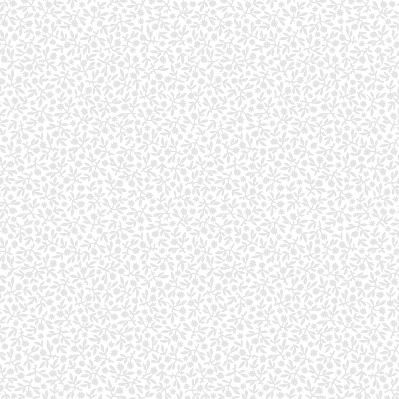 Maywood Studios Solitaire Floret Ultra White - sewjersey.com