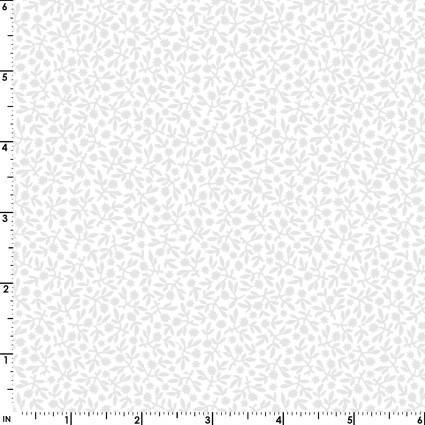 Maywood Studios Solitaire Floret Ultra White - sewjersey.com