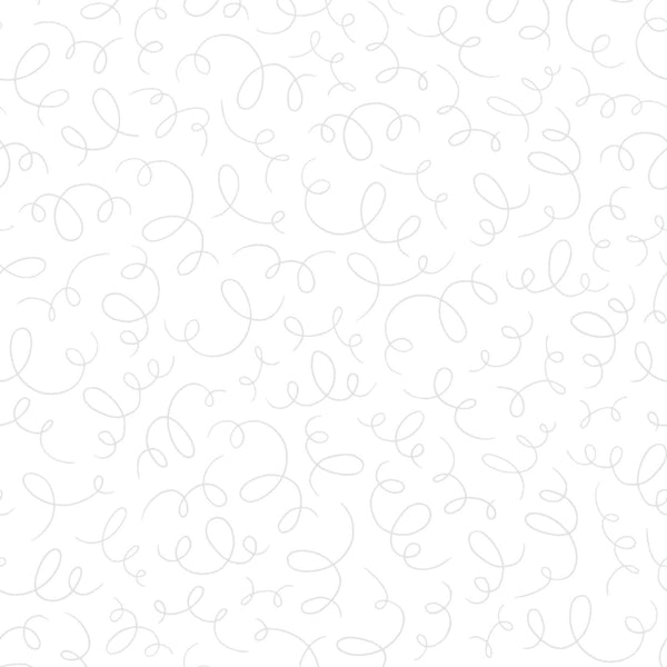 Maywood Studios Solitaire Ultra White Ribbons White on White Ultra White - sewjersey.com