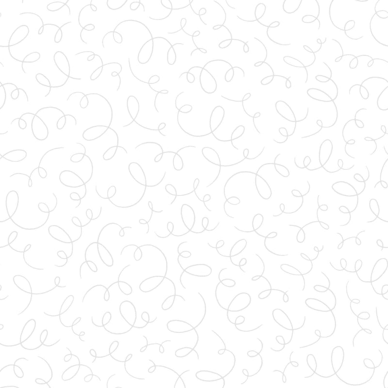 Maywood Studios Solitaire Ultra White Ribbons White on White Ultra White - sewjersey.com