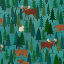 Michael Miller Alaska : The Last Frontier ALASKA MOUNTAIN DDC12544-PINE-D - Sewjersey.com