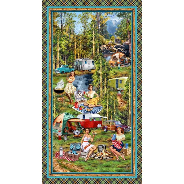 Michael Miller Girls Gone Camping Gone Camping 24