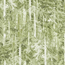 Pattern of trees with a green tint