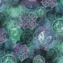 Michael Miller Mystic Dragon Elemental Magic Jade DDC12583-JADE-D 100% Cotton Fabric 44/45" wide - Sewjersey.com