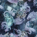 Michael Miller Mystic Dragon Night Sky Dragon Midnite DDC12586-MIDN-D 100% Cotton Fabric 44/45" wide - sewjersey.com