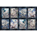 Michael Miller Mystic Dragon Ride Your Dreams Panel DDC12587-MULT-D 100% Cotton Fabric Panel 26" x 44/45" - sewjersey.com - a fabric panel featuring various celestial dragons