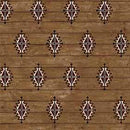 Wooden surface with geometric pattern