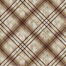 Plaid pattern with brown and beige colors