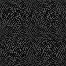 Black background with white polka dots