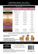 Mini Coos A Highland Cow Quilt Pattern Back - sewjersey.com