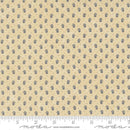 Fabric with small floral pattern on a beige background