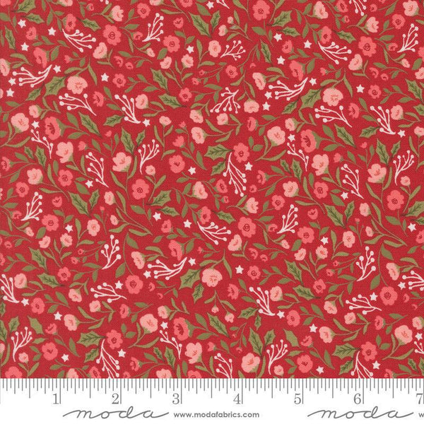 Moda Berry and Pine Cranberry 5241 14