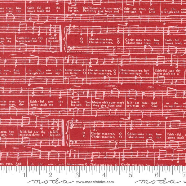 Moda Berry and Pine Cranberry 5244 14