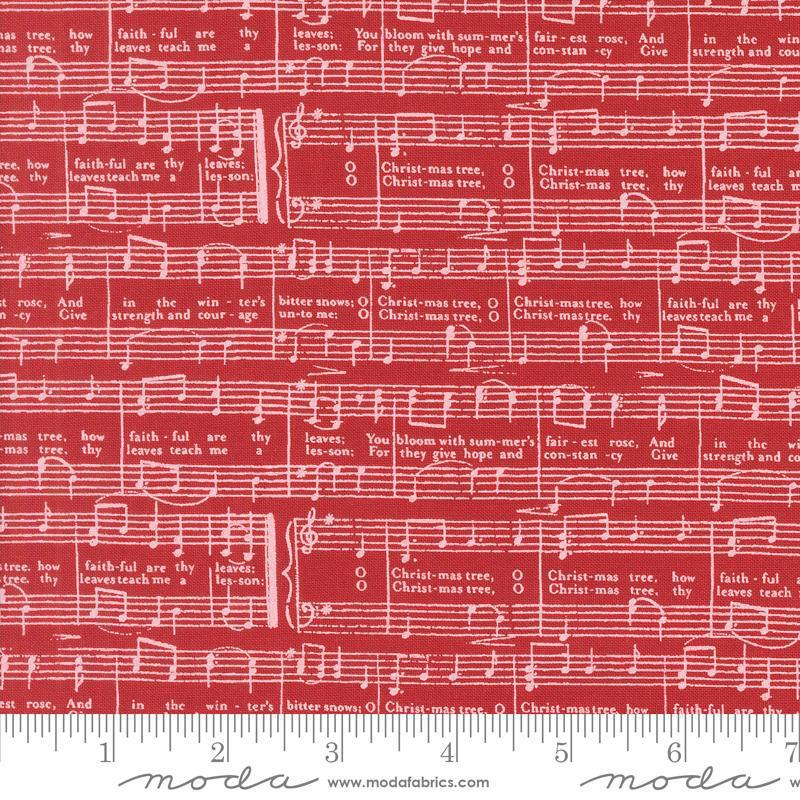 Moda Berry and Pine Cranberry 5244 14