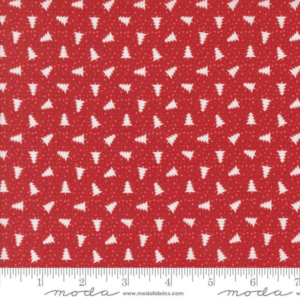 Moda Berry and Pine Cranberry 5245 14