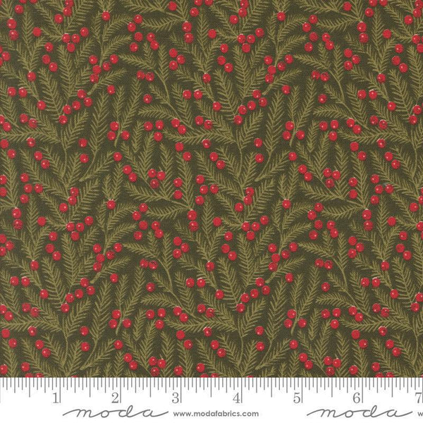 Moda Berry and Pine Evergreen 5243 13