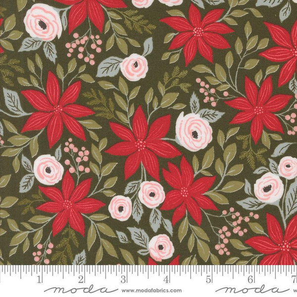 Moda Berry and Pine Wintergreen 5240 13
