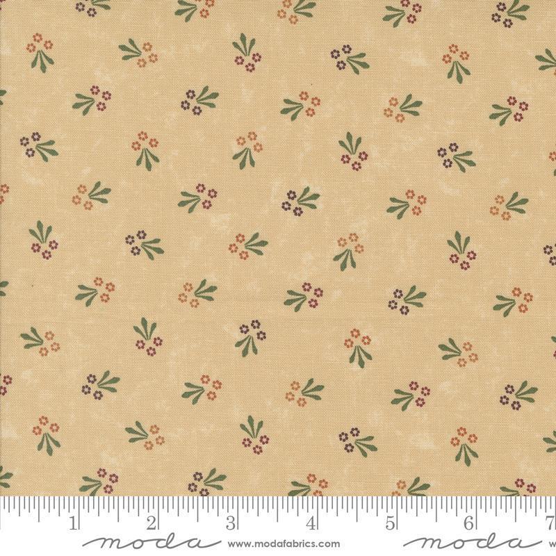 Moda Daisy Lane by Kansas Troubles Quilters Trio of Blooms Florals Dandelion Multi 9761 11 - sewjersey.com