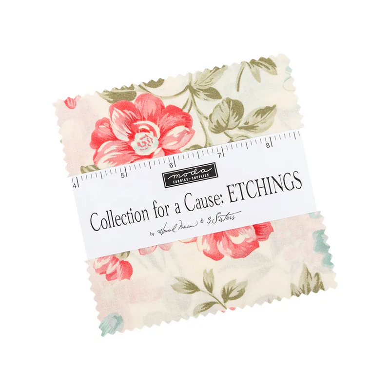 Moda Fabrics Collections for a Cause Etchings Charm Pack