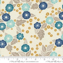Moda Field of Flowers by Katharine Watson Floral Scatter Florals Block Print Porcelain 3313 11 - sewjersey.com