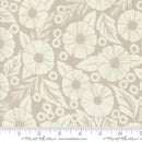 Moda Field of Flowers by Katharine Watson Flower Paper Florals Block Print Flax 3311 12 - sewjersey.com