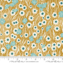 Moda Field of Flowers by Katharine Watson Poppy Field Florals Block Print Goldenrod 3312 13 - sewjersey.com