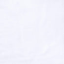 A polyester fleece fabric swatch in solid white
