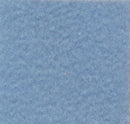 Solid medium blue polyester fleece fabric swatch