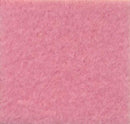 A solid rose pink polyester fleece fabric swatch
