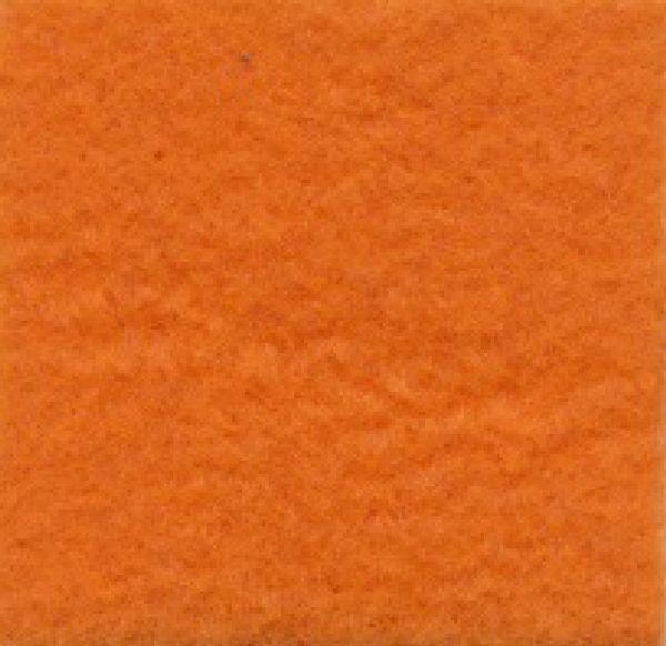 Needlecraft Fleece Orange Fizz 58/60" wide - solid bright orange fleece fabric swatch