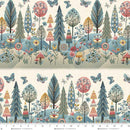 Norwegian Forest by Henry Glass Fabrics 3550-44 Cream - Sewjersey.com