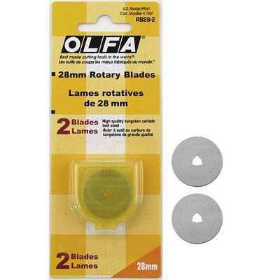 Olfa Replacement Rotary Blade 28mm 2pk