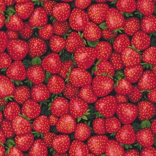Paintbrush Studio Fabrics - Farmer John's Garden Party - Strawberries  - 12013271 - sewjersey.com