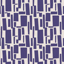 Pattern of bluish purple rectangular shapes on a white background
