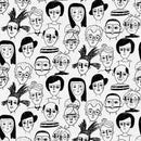 Paintbrush Studio Fabrics Friends and Faces by Carolyn Suzuki - 12021475 - sewjersey.com