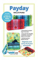 Payday Wallet/Purse Pattern By Annie's PBA302 pattern front showing the wallet in two sizes