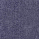 A close-up texture shot of a dark blue-gray woven fabric, showing a fine slub or linen-like weave pattern.