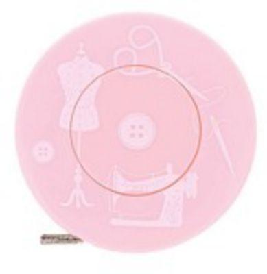 Pink Retractable Measuring Tape
