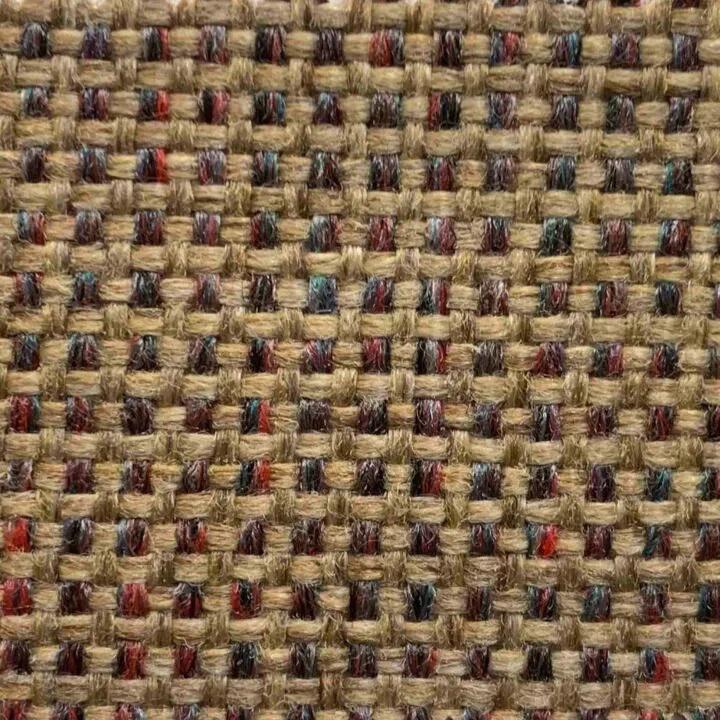 Close up of a swatch of the solid fabric color "Princess Hazel" for the Arrow Hydraulic Sewing Chair. It is a light, warm hazel color. 