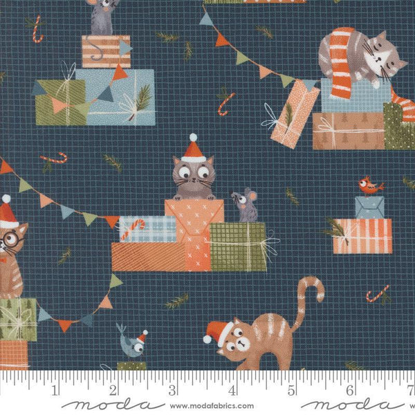 Purrfect Christmas Midnight 39040 16 Moda