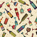 QT Christmas Party Animals Drink Toss Cream - 2600-30407-E - sewjersey.com