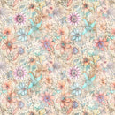 QT Fabrics Enchanted Fairy Flowers Multi 30762-X