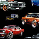 QT Fabrics Heavy Metal Hot Rods Black 30705-J