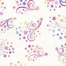 QT Fabrics Lil' Wizards Star and Scroll Cream - 30554 -E - sewjersey.com